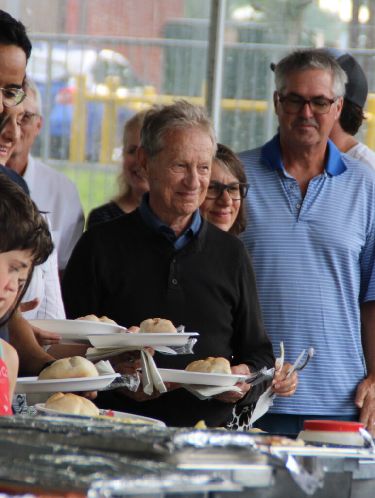 Jericho's Founder, Ray Desmarais in a food lineup